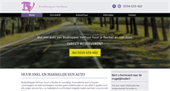 Desktop Screenshot of bosklopperverhuur.nl