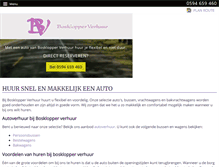 Tablet Screenshot of bosklopperverhuur.nl